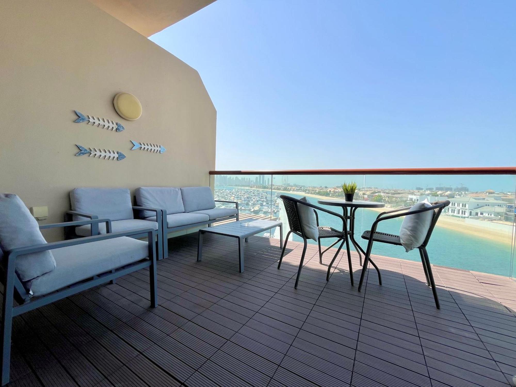 Palm Jumeirah Upgraded & Cozy Boutique Apartment Dubai Exteriör bild