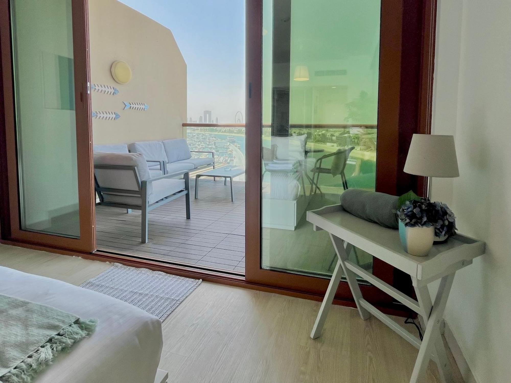 Palm Jumeirah Upgraded & Cozy Boutique Apartment Dubai Exteriör bild